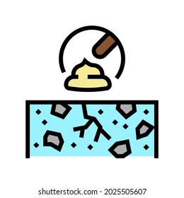 Countertop Repair Color Icon Vector. Countertop Repair Sign. Isolated Symbol Illustration