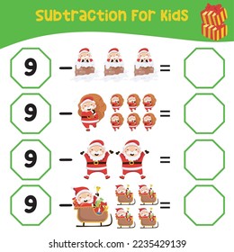 Hoja de trabajo de actividades de recuento para niños. Material didáctico imprimible para preescolar. Esta hoja de trabajo es adecuada para educar a los niños de corta edad sobre cómo contar bien. Archivo vector.