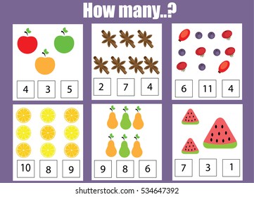 counting educational children game kids activity stock vector royalty free 534647392 shutterstock