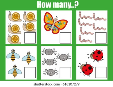 43 Insect and spider theme for preschool Images, Stock Photos & Vectors ...