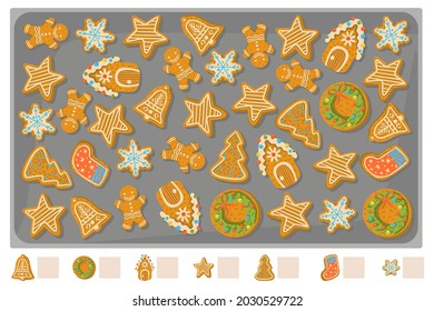 Counting game. Education kid in kindergarten, preschool, school. Mathematics puzzle. Children logic learning. How many, counting task. Count, match objects. Educational math test page. Vector art.