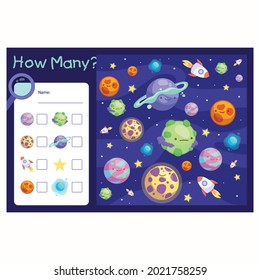 counting game for kids vector