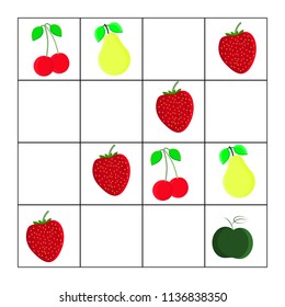 Counting Game for Preschool Children. Mathematics task. How many objects. Learning mathematics, numbers, logic. Vector Illustration