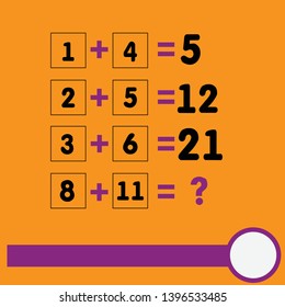 
Counting games for kids and adults. Educational math game. Result. Crossword for social networks. Rebus. Riddle for the mind. Riddle with numbers. Vector