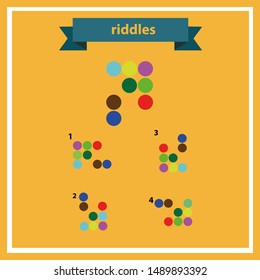 Counting games for kids and adults. Educational math game. Result. Crossword for social networks. Rebus. Riddle for the mind. Riddle with numbers. Vector