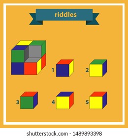 Counting games for kids and adults. Educational math game. Result. Crossword for social networks. Rebus. Riddle for the mind. Riddle with numbers. Vector