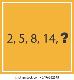 Counting games for kids and adults. Educational math game. Result. Crossword for social networks. Rebus. Riddle for the mind. Riddle with numbers. Vector