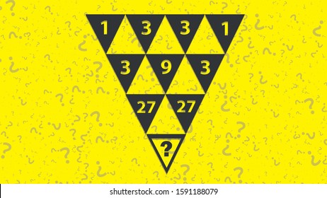 Counting games for kids and adults. Educational math game. Result. Crossword for social networks. Rebus. Riddle for the mind. Riddle with numbers. Vector