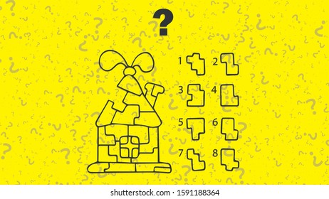 Counting games for kids and adults. Educational math game. Result. Crossword for social networks. Rebus. Riddle for the mind. Riddle with numbers. Vector