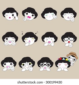 Counting Hands From Zero To Ten Character illustration