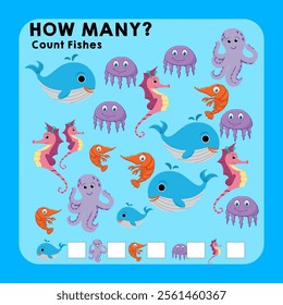 counting how many i spy kindergarten maths counting worksheet