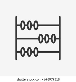 Counting icon illustration isolated vector sign symbol