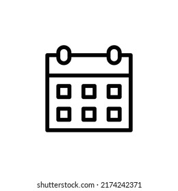 Zählsymbol. Line Art Design einzeln auf weißem Hintergrund