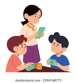 Counting Money Finance Learning Savings