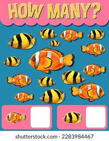 Counting Number Game Template illustration