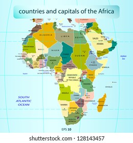 countries and capitals of the Africa
