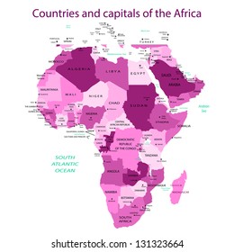 Países y capitales de África