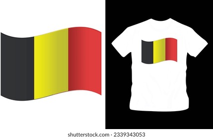 countries flag t-shirt design vector editable template