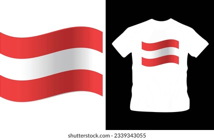 countries flag t-shirt design vector editable template