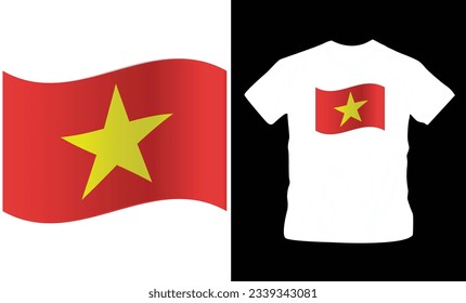 countries flag t-shirt design vector editable template