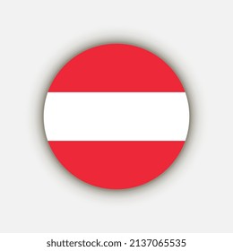Country Austria. Austria flag. Vector illustration.