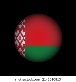 Country Belarus. Belarus flag. Vector illustration.