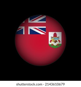 Country Bermuda. Bermuda flag. Vector illustration.