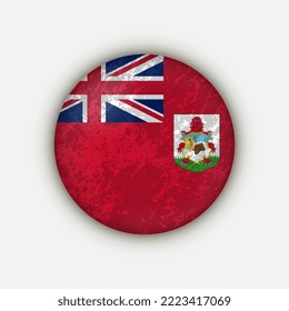 Country Bermuda. Bermuda flag. Vector illustration.