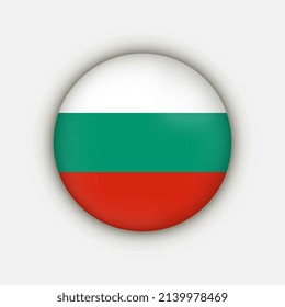 Country Bulgaria. Bulgaria flag. Vector illustration.
