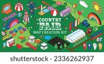 Country County Show Event Festival Fair Isometric Map Creation Kit