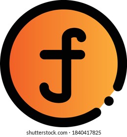 Country Currency symbol for business or finance