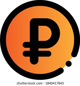 Country Currency symbol for business or finance