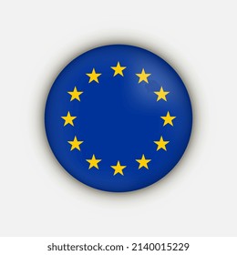 Country European Union. European Union flag. Vector illustration.