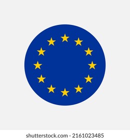 Country European Union. European Union flag. Vector illustration.