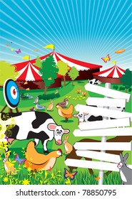 A Country Fair Background