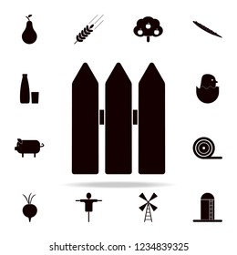 country fence icon. Farm icons universal set for web and mobile