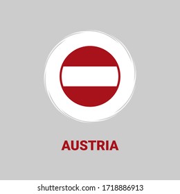 country flag with a circle design
