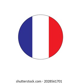country flag in circle icon