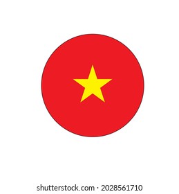 country flag in circle icon