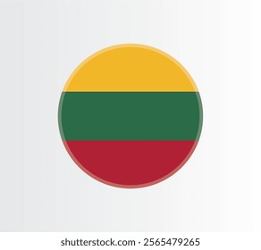 Lıthuanıa country flag concept with grunge design suitable for a logo icon design	
