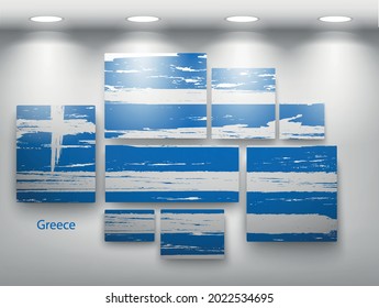  country flags in white background 