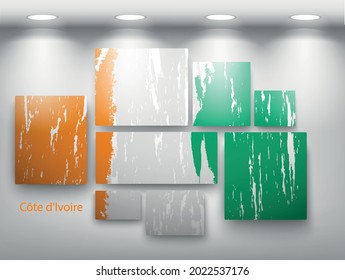  indicadores de país en fondo blanco 