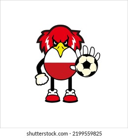 country football mascot vector design for your t-shirts and merchandise