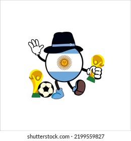 country football mascot vector design for your t-shirts and merchandise