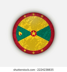 Country Grenada. Grenada flag. Vector illustration.