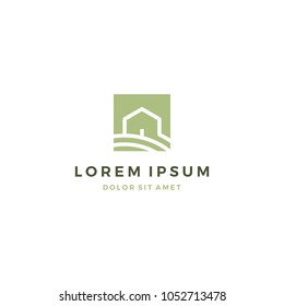 Country House Logo Design Template