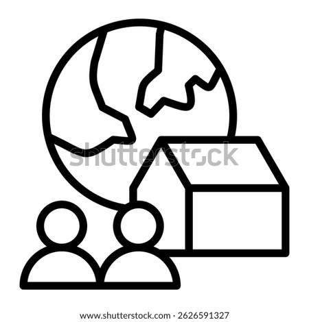 Country Icon Element For Design