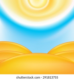 Country landscape background