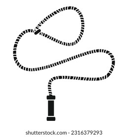 Country lasso icon simple vector. Western knot. Rope cowboy