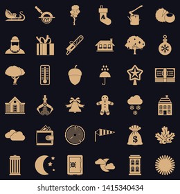 Country life icons set. Simple set of 36 country life vector icons for web for any design